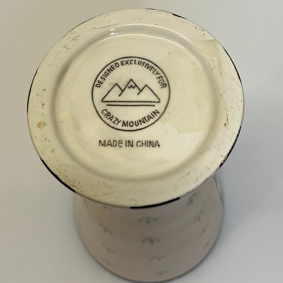 $5 when Bundled with 2 other items. 
Crazy Mountain, Hand Painted Vase - Picture 3 of 5